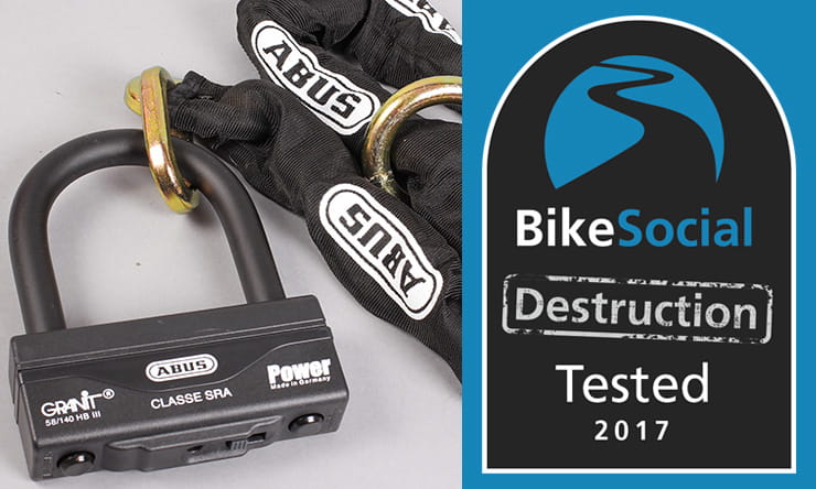Abus Granit 58 Lock and Chain tested to destruction by BikeSocial
